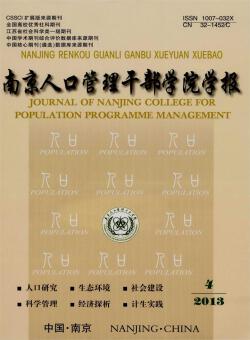 南京人口管理干部学院学报期刊